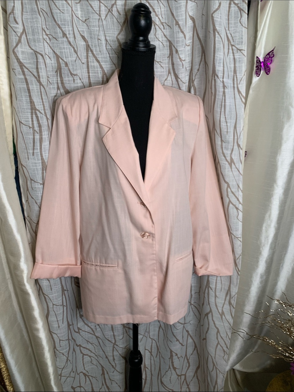 Women’s Pale Pink Blazer Jacket